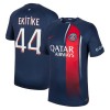 Original Fußballtrikot Paris Saint-Germain 2023-24 Ekitike 44 Heimtrikot Für Herren